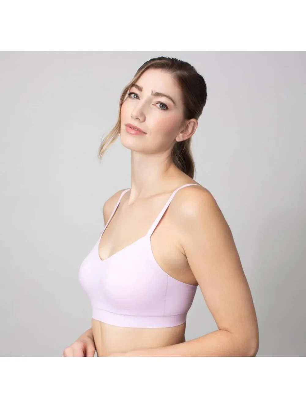 Cozy Adjustable Wirefree Seamless Bra with Embedded Pad for Ultimate Comfort